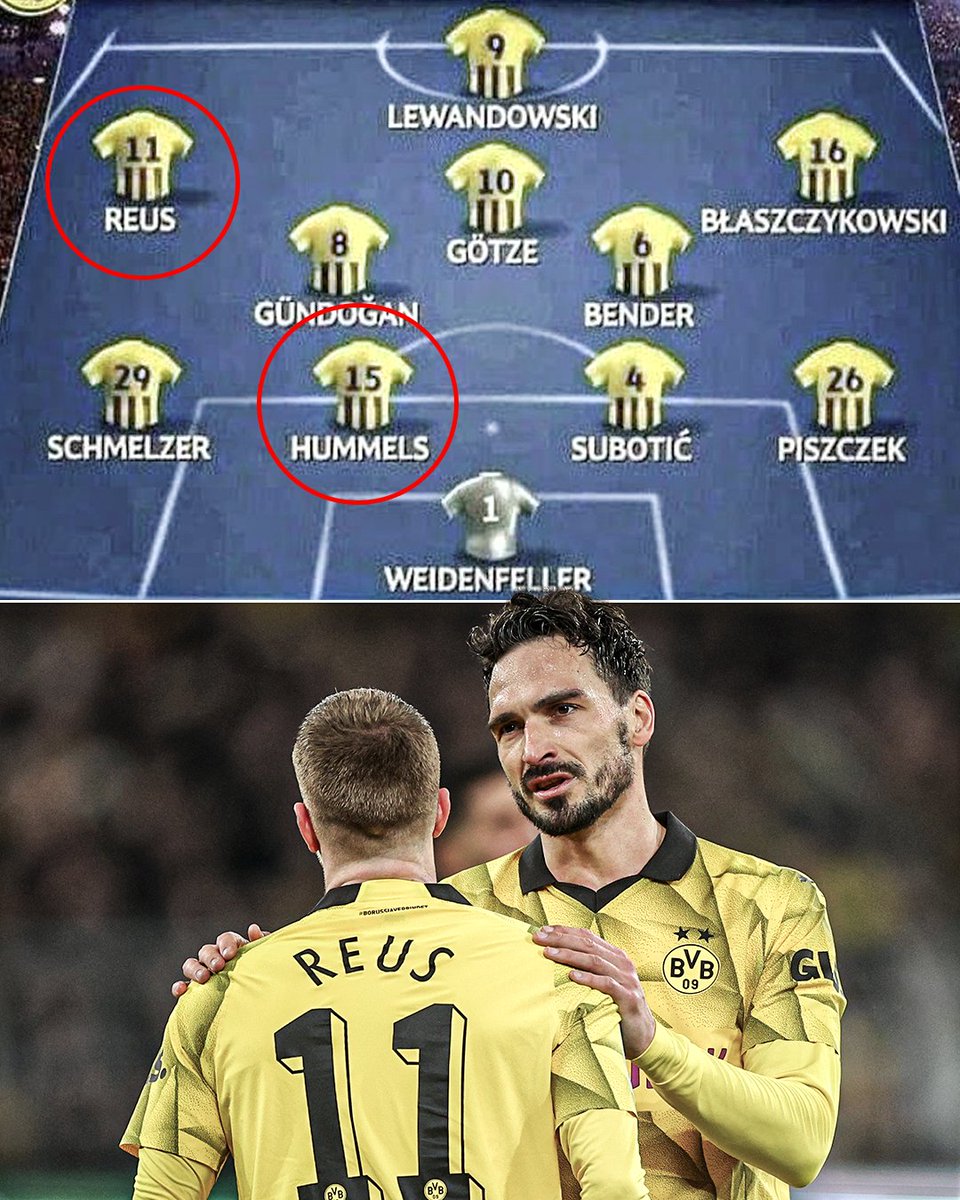 With Marco Reus set to leave Dortmund this summer, Mats Hummels will be the only Dortmund player remaining from this iconic side 🥲💛