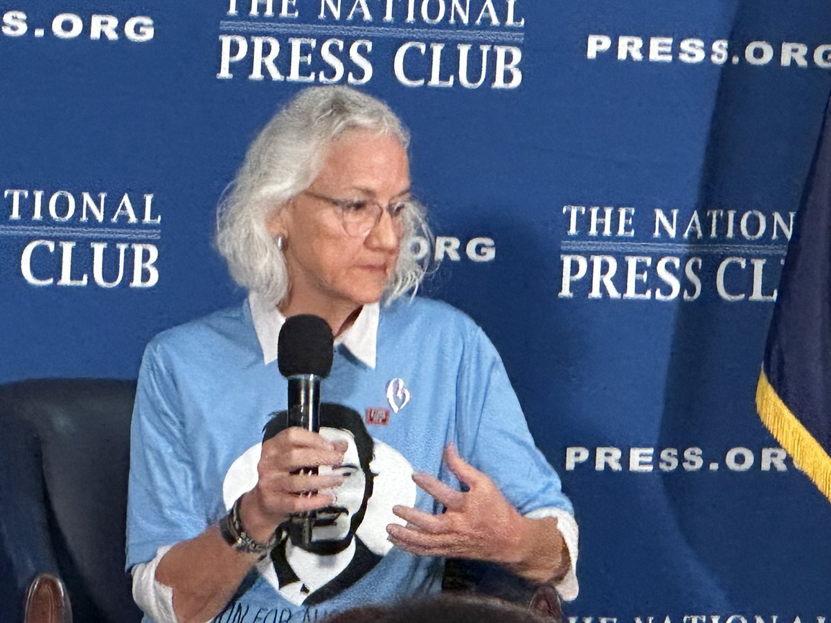 Today @PressClubDC Debra Tice talks about her son and the forces aligned against his return from Syria. #WorldPressFreedomDay2024