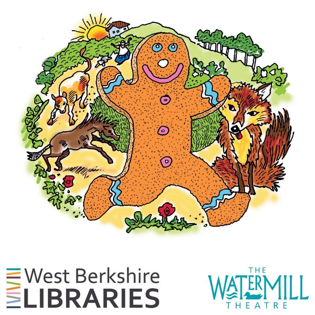 The Watermill theatre is going to be visiting the Hungerford and Newbury libraries over half term, where our storytelling facilitator Lizzie Lewis will be performing ‘The Gingerbread Man’. Perfect for ages 4-6. 30 May – 2 Jun. Book with @WBerksLibraries