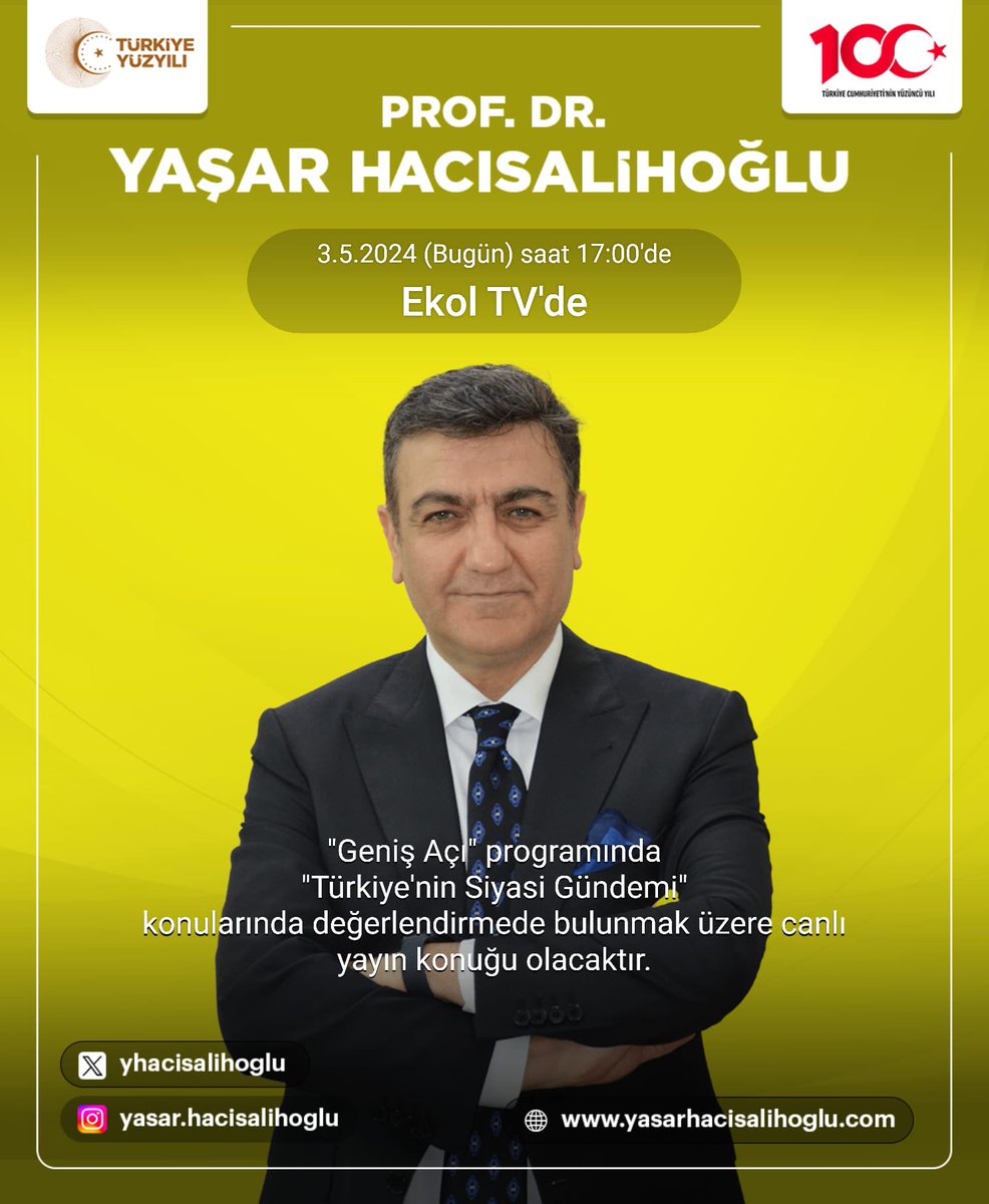 Birazdan…Saat 17.00’de @ekoltvcomtr ‘deyim…Bekleriz…