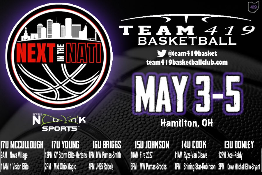 6 teams will be headed south this weekend to the @NextInTheNati! 

Come check us out or follow along on @BallerTV!