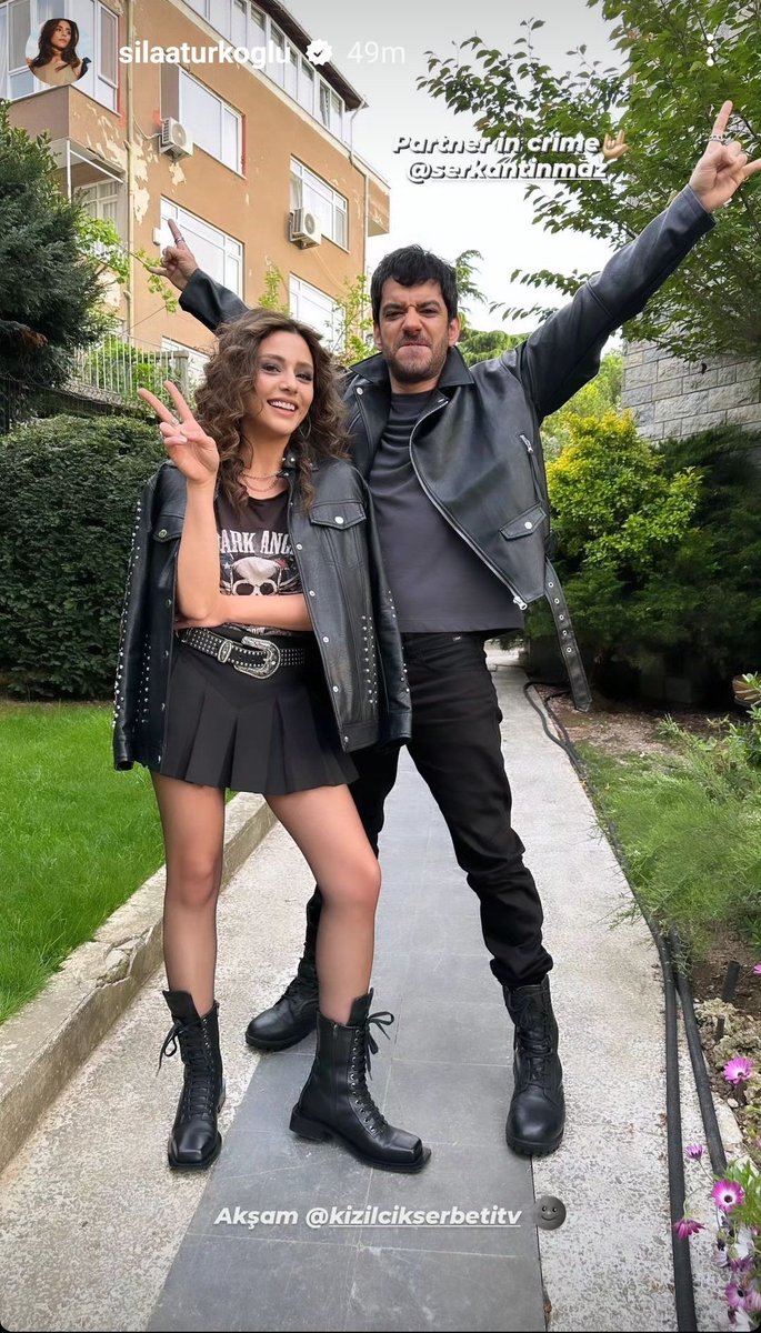 You rock, girl! 🤟🌚✌️

#SılaTürkoğlu Ig Story 
#KızılcıkŞerbeti