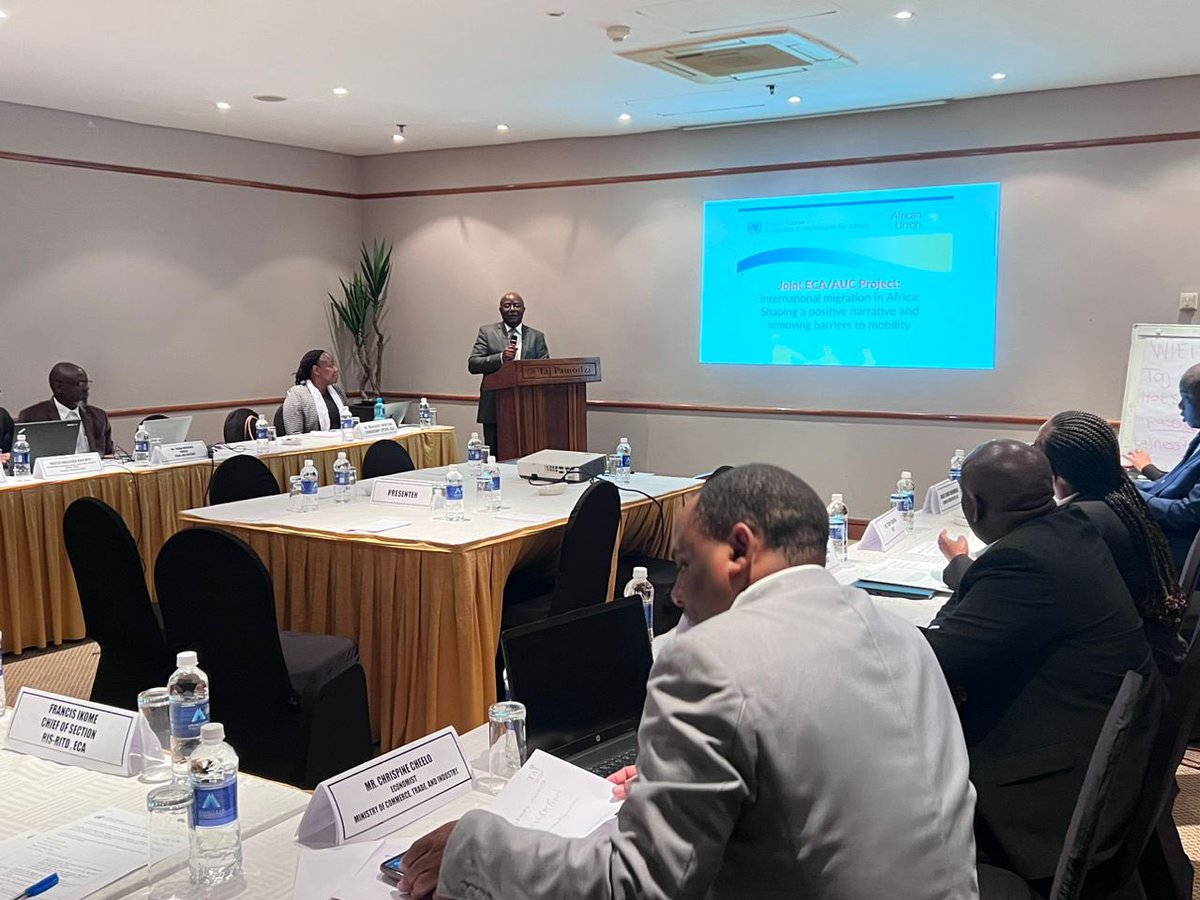 ECA & AUC are facilitating a stakeholder discussion in #Zambia that has brought together various sections of the Zambian society on enhancing free movement of persons(FMP) & #pathways for #labour mobility #skills portability. #FMP is critical for the success of the #AfCFTA #SAATM