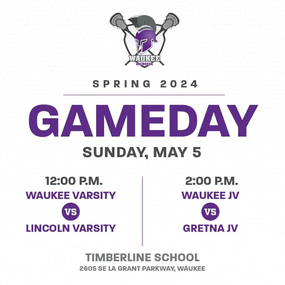 ⚔️ Waukee Warriors vs Creighton Prep 🐦 competing for the regular season championship and 1st seed in the playoffs.

⚔️ Waukee Warriors vs Lincoln 🔥 in the last home game of 2024