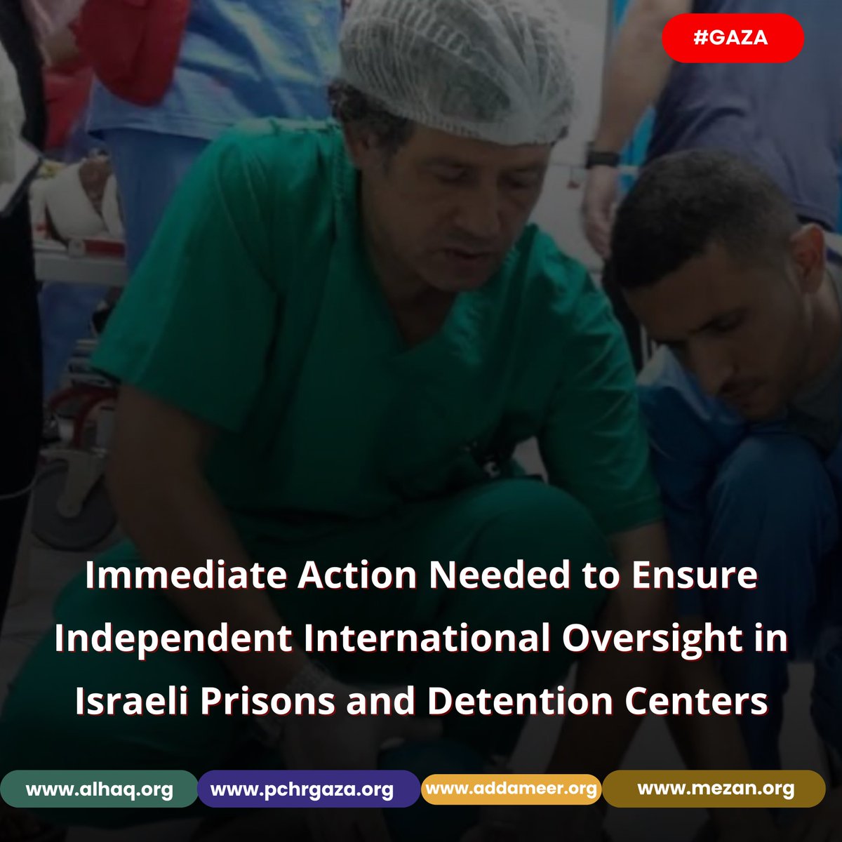 📄@Addameer , @AlMezanCenter , @alhaq_org , and the Palestinian Center for Human Rights (PCHR) express deep dismay at the news of the killing of 50-year-old orthopedic surgeon, Dr. Adnan Al-Bursh, while he was being held in Israeli custody.   ♦️Dr. Al-Bursh was the Head of…