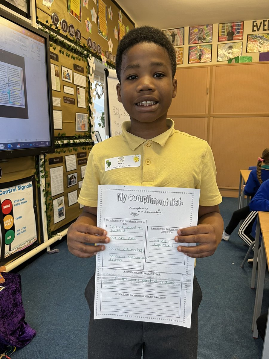 Look at this amazing #Year3 Pupil of the Day 🤩 He’s been a superstar role model and he received lots of lovely compliments from his friends and teachers 💙🐢 Well done Henry! 👏🏼 @PATHSEdUK @lisa_best01