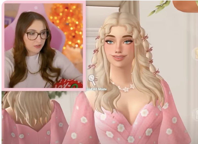 Anyone know where I can find this hair and accessories?? I’ve been looking in vain for two days 😭 #TheSims4 #TS4 #TS4CC #TheSims4CC #TS4Mods