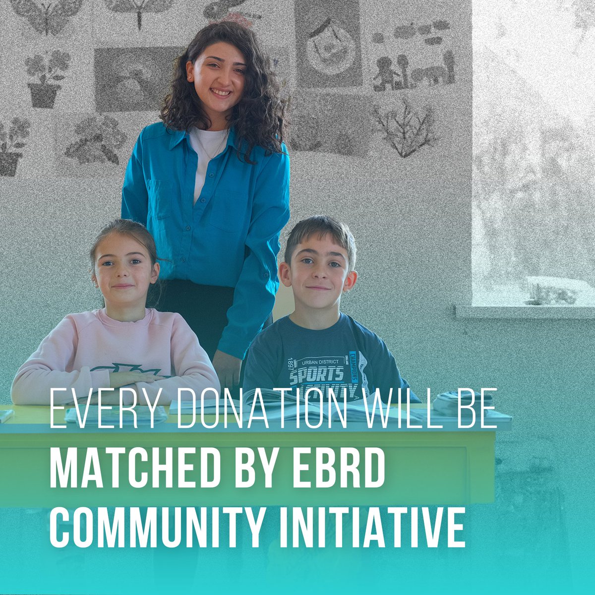 Every child deserves quality education! 📚✨ 

Join us & the EBRD Community Initiative to boost education in #Lori by donating today. Your impact doubles - EBRD matches up to €50K!   

Donate now: bit.ly/3UrwaWp   

#EducationForAll #Lori #DoubleYourImpact