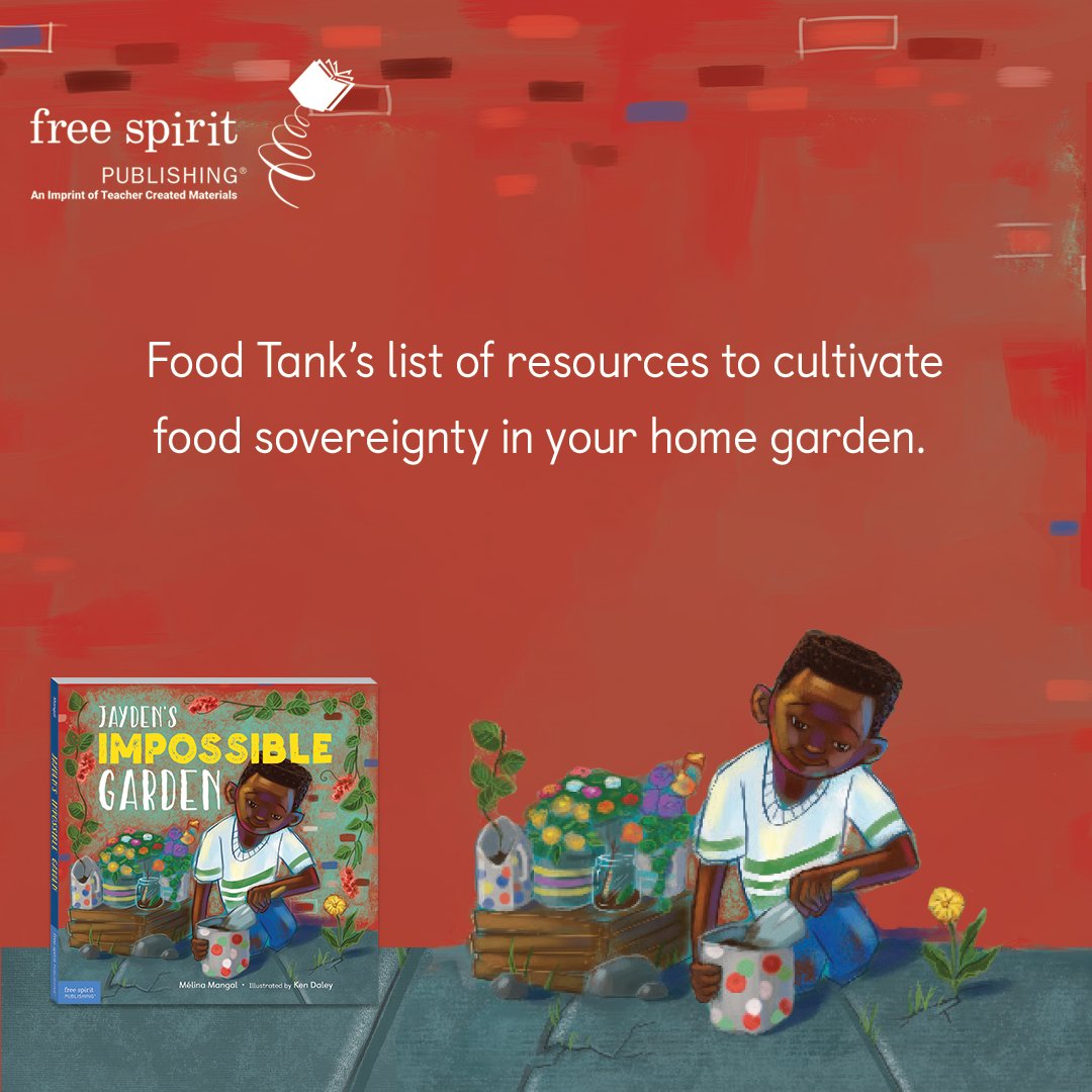 'Jayden's Impossible Garden' has been recognized as a valuable resource for cultivating food sovereignty in your home garden on FoodTank! 🌿🌍 This book offers hands-on guidance to grow food more regeneratively and sustainably. hubs.ly/Q02vv_0b0 @foodtank