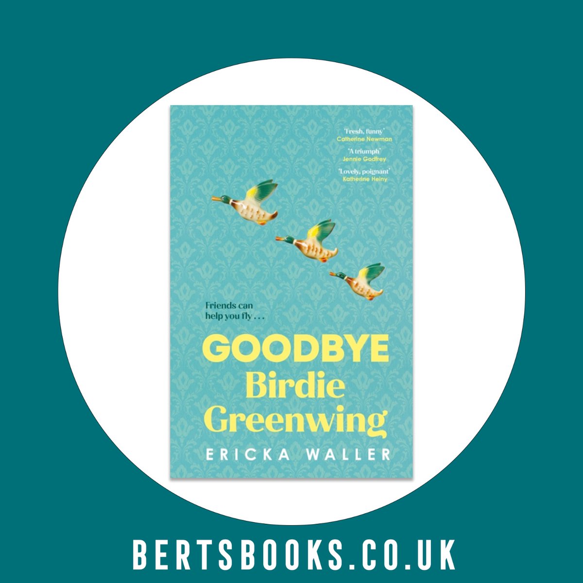 2) Goodbye Birdie Greenwing by @ErickaWaller1 Our biggest selling hardback this month was this one from Ericka who popped in to sign and dedicate pre-ordered copies. Sold a few in the shop, too!
