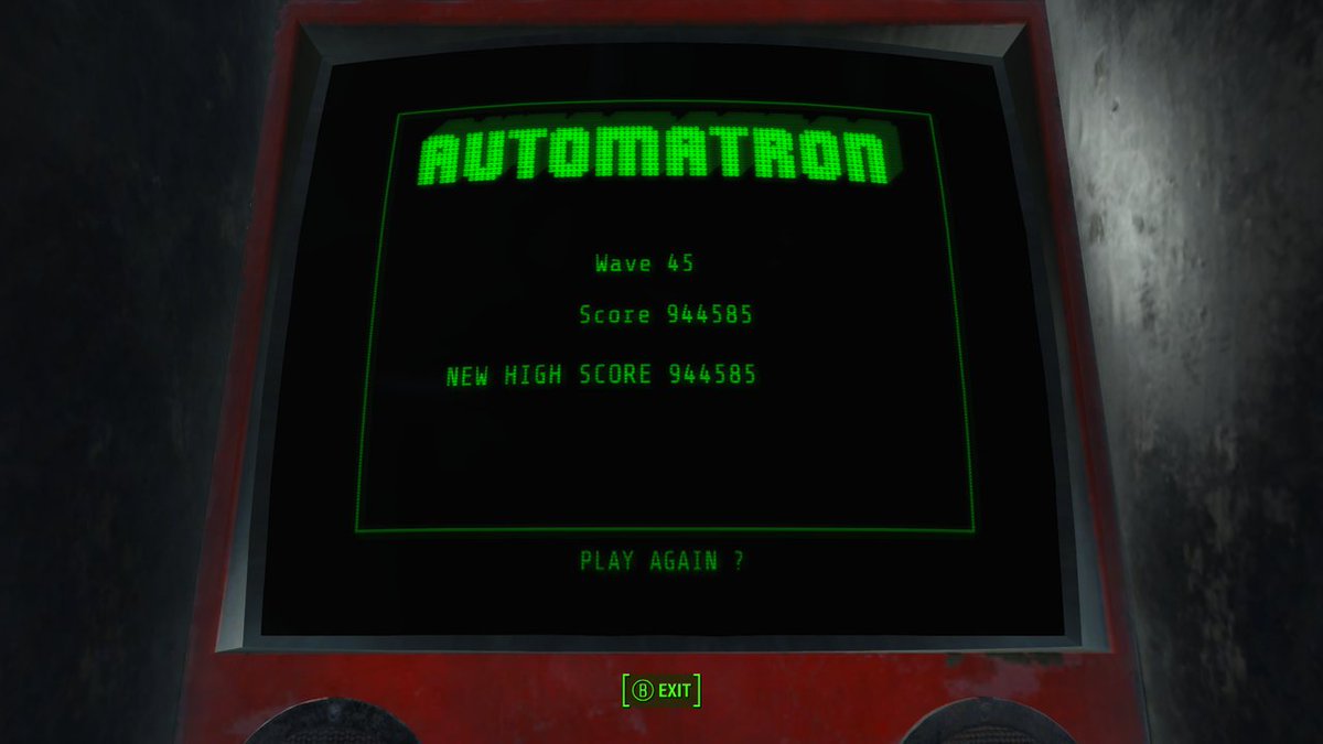 vigilantenate's tweet image. What&apos;s your top score?    #Fallout4 #Automatron