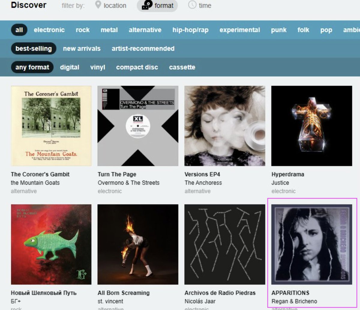 Well, that'll do nicely. Thanks Bandcamp! #BandcampFriday