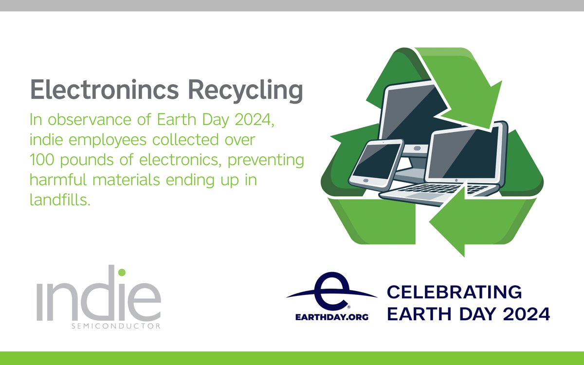 ♻️📱 For #EarthDay2024, several indie offices hosted an electronics recycling collection event to help employees dispose of old gadgets. Over 100 pounds of materials were kept from landfills and will be repurposed responsibly. Together, we can make a greener, cleaner future! 🌎
