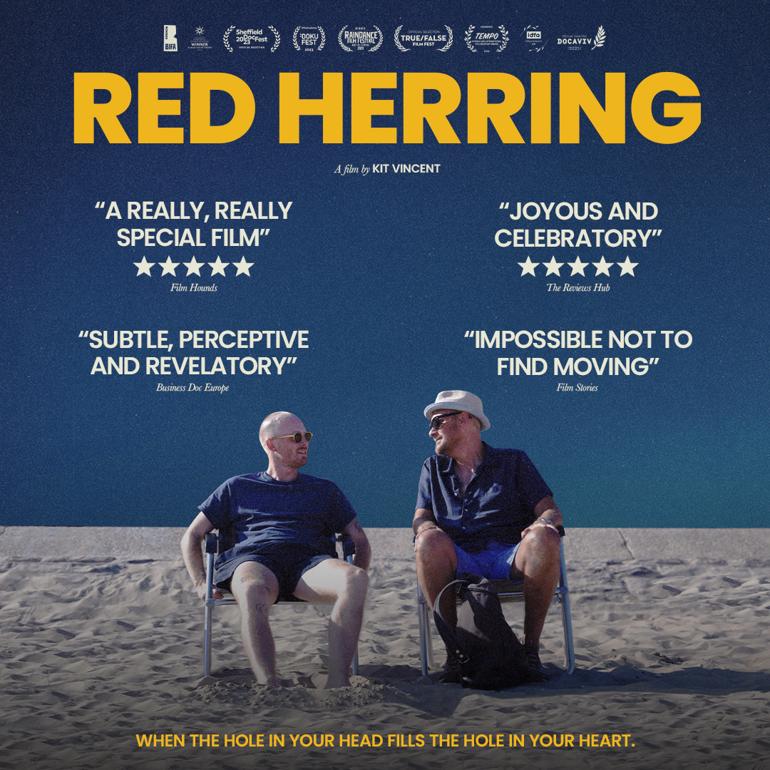 RED HERRING is out today! Experience this moving film on the big screen at these cinemas this week: @BerthaDocHouse   @dukesatkomedia - Q&A Sun 5th @HackneyPH - Q&A Tue 7th @CamPicturehouse - Q&A Thu 9th Tickets + future cinema listings ➡️ bulldog-film.com/films/red-herr…