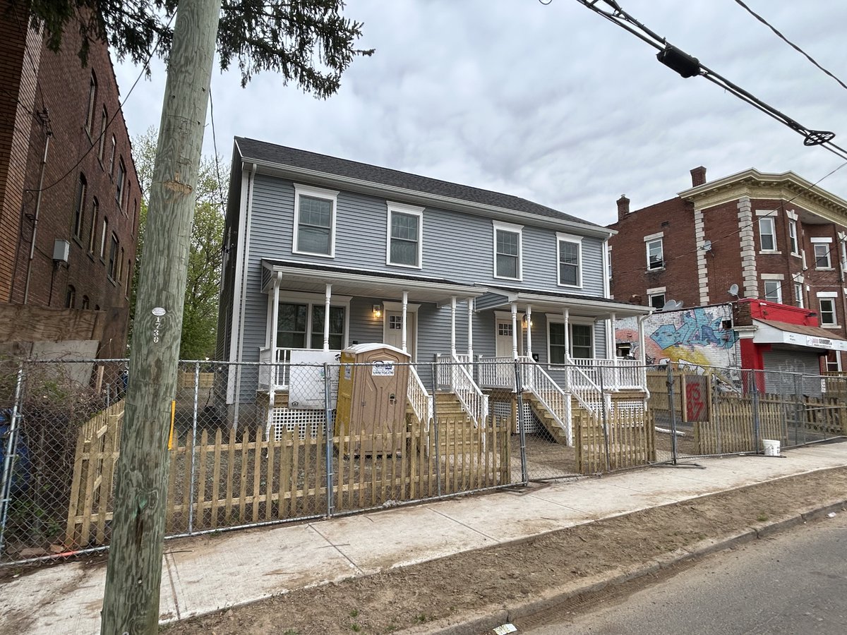 🌿🏡 Quick update on 85-87 Barbour St.: We're wrapping up with just minor tasks left & plumbing to finish. Fence is up & the garden, thanks to Monrovia, will bloom soon! Stay tuned for the final reveal. 🌺 #HFHNCC #CommunityBuild #Hartford #HabitatforHumanity #like #share #fyp