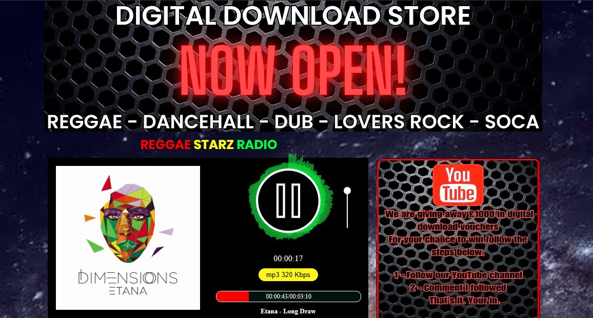 Radio Reggae Starz
🔊Reproduciendo ahora⏯Etana - Long Draw @ reggae-universe.com/#ReggaeStarzRa… @ReggaeStarz_RSR @reggaeunivrse @reggaeunrecords @reggaeunivrsetv @savedancehall #roots #Reggae #soca #dancehall #loversrock #DubNation #Jamaica #ArroyoUniversoReggae🌍