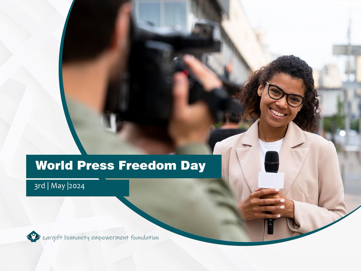 Today, May 3rd, we celebrate World Press Freedom Day! Let's stand together to defend the rights of journalists and media workers, and to promote a free and independent press. #WorldPressFreedomDay #PressFreedom #JournalismMatters #FreeThePress #NGO