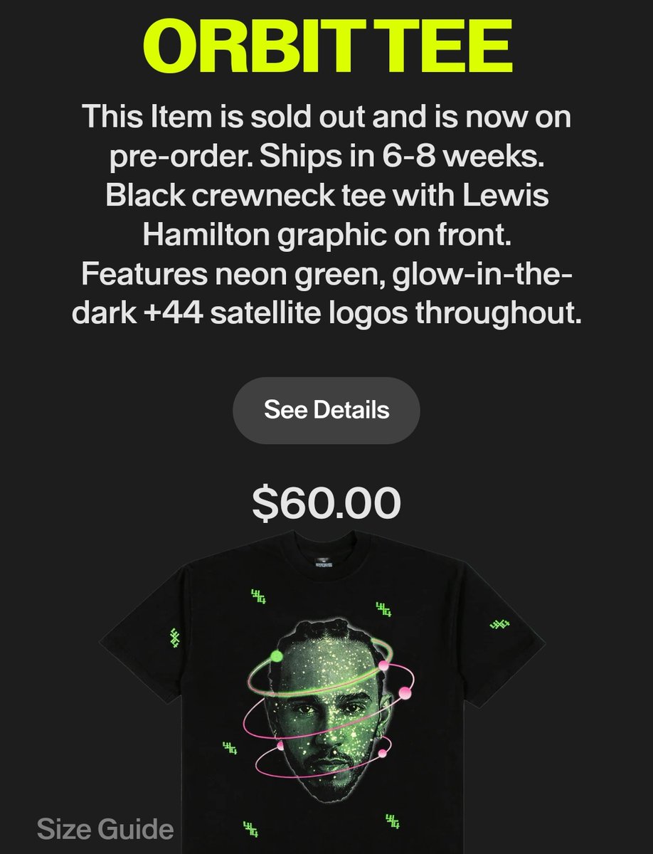 How is the shirt already sold out? TeamLH really said this one or nothing 😭