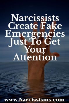 Have you known a narcissist who creates fake emergencies, just to get attention?
#NarcissisticSupply #AttentionSeeking