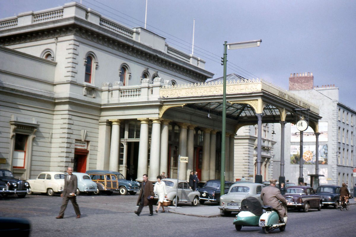 The last train to leave Great Victoria Street station in Belfast will depart at 11.32pm to Bangor on May 10, marking the last day and the gradual move to @Translink_NI new Grand Central Station a short distance away