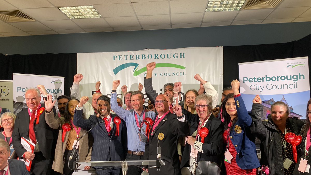 This was a really positive set of election results for Labour & Peterborough.   A clear message for change with voters knowing who to back to reject the Tories.   Labour is making progress towards a General Election.   My job is to keep earning that trust. Day by day 1/2