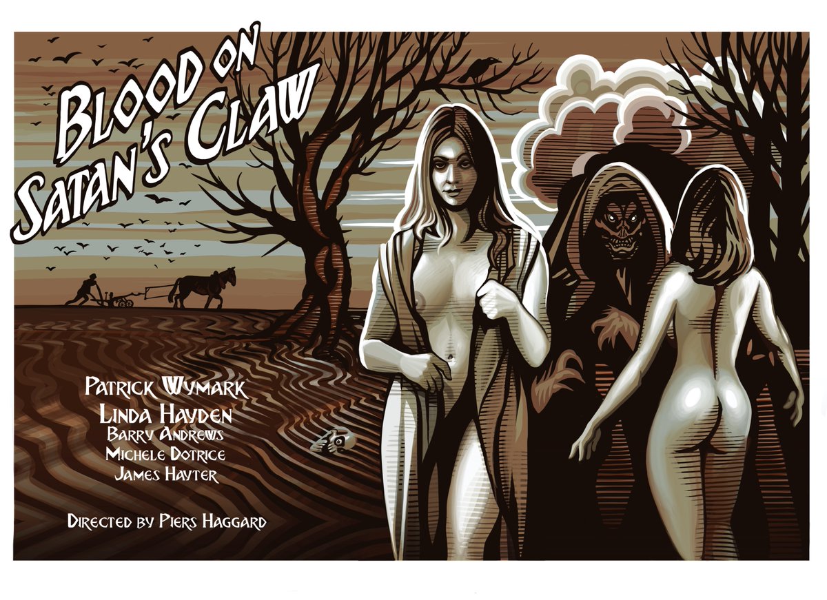 A3 print available - Blood on Satan's Claw #FolkHorror #BririshHorror