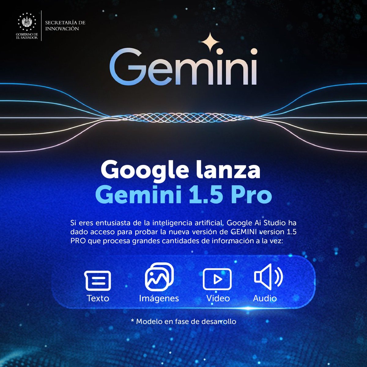 #NoticiaTech | ¡Atención amantes de la tecnología! 🌟🤖 Google AI Studio presenta GEMINI 1.5 Pro ¡Conoce su capacidad con texto, imágenes, video y audio! Aún en desarrollo, pero listo para revolucionar