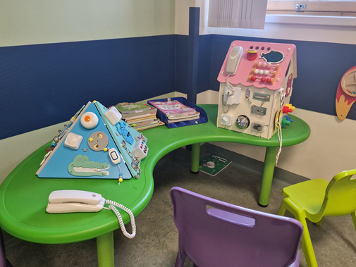Thank you @CDDFTCharity for purchasing sensory toys for our young visitors in the Ophthalmology outpatient department. 👁️ Feedback from families enjoying the additions to the waiting room has been excellent - smiles all round!😊 Together, we care. #PatientExperienceWeek