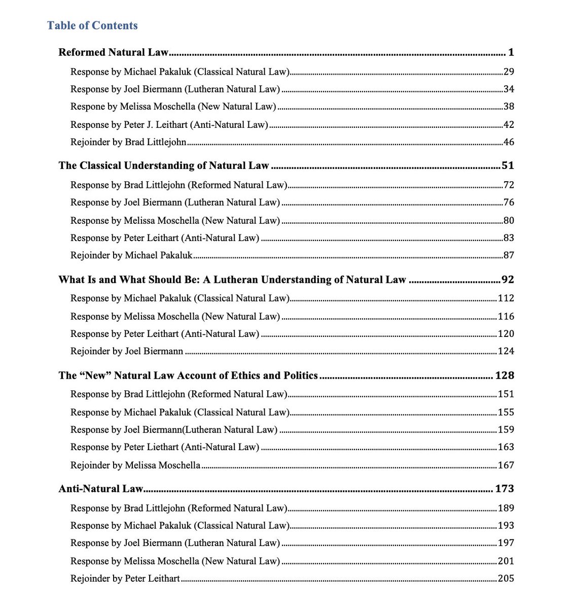 Working on this project with @ZonderAcademic. Writing the introduction over the next two weeks with @RyanTAnd and then it is off to the publisher for a 2025 release. Really, really strong essays showing the spectrum of views on natural law. All the essays are wonderful, but the…