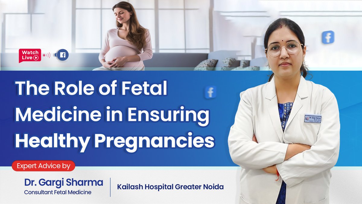 #FetalMedicine is your pregnancy companion! Through tailored scans & tests fetal specialists monitor baby's health & identify any concerns early, leading to a safer journey for both mom & baby.

Watch LIVE on Wednesday #Medtalk: Dr Gargi Sharma Fetal Medicine Expert will discuss