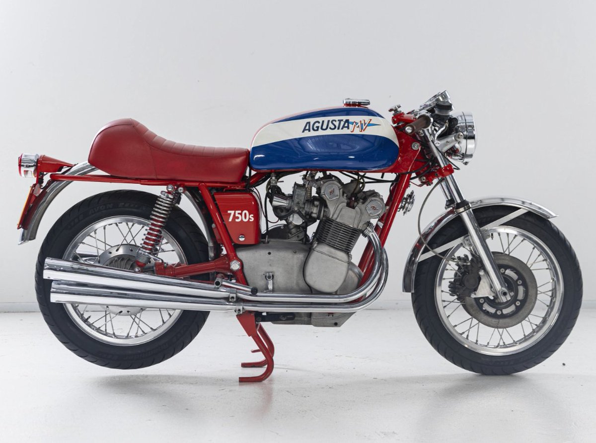 1974 MV Agusta 750S - sold for just under £75k at our recent International Classic Motorcycle Show at Stafford, via Bonhams!

#classicbikeshows #motorcycle #motorbike #motorcyclelife #classicmotorcycle #classicbike #motorcycleclub #classicmotorcycles #motorbikelife #classicbikes