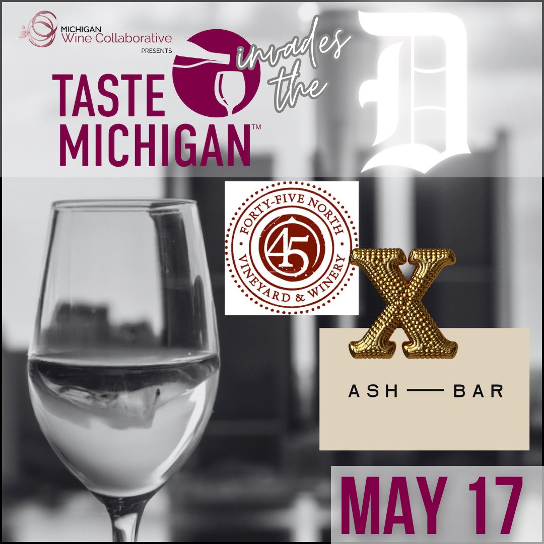 Let's raise a glass for MI Wine Month AND the upcoming Taste MI Invades the D!! Make sure to lock in your happy hour plans and dinner resos SOON!! tastemichigan.org/taste-michigan… #MIWineCollab #MIWine #DrinkMIWine #TasteMichigan #TasteMIInvadestheD #Detroit #DetroitWine #MIWineMonth