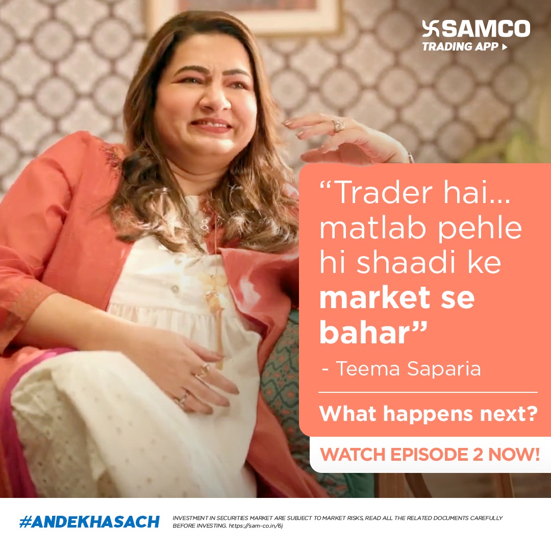 Is having a secure job necessary in securing a marriage proposal?

To find out, watch the new episode of #TradingSattaNahiScienceHai by clicking: youtu.be/QIyCLmeIzQM

#SAMCO #SAMCOSecurities #Stocks #StockMarket #StockMarketIndia #StockTrading