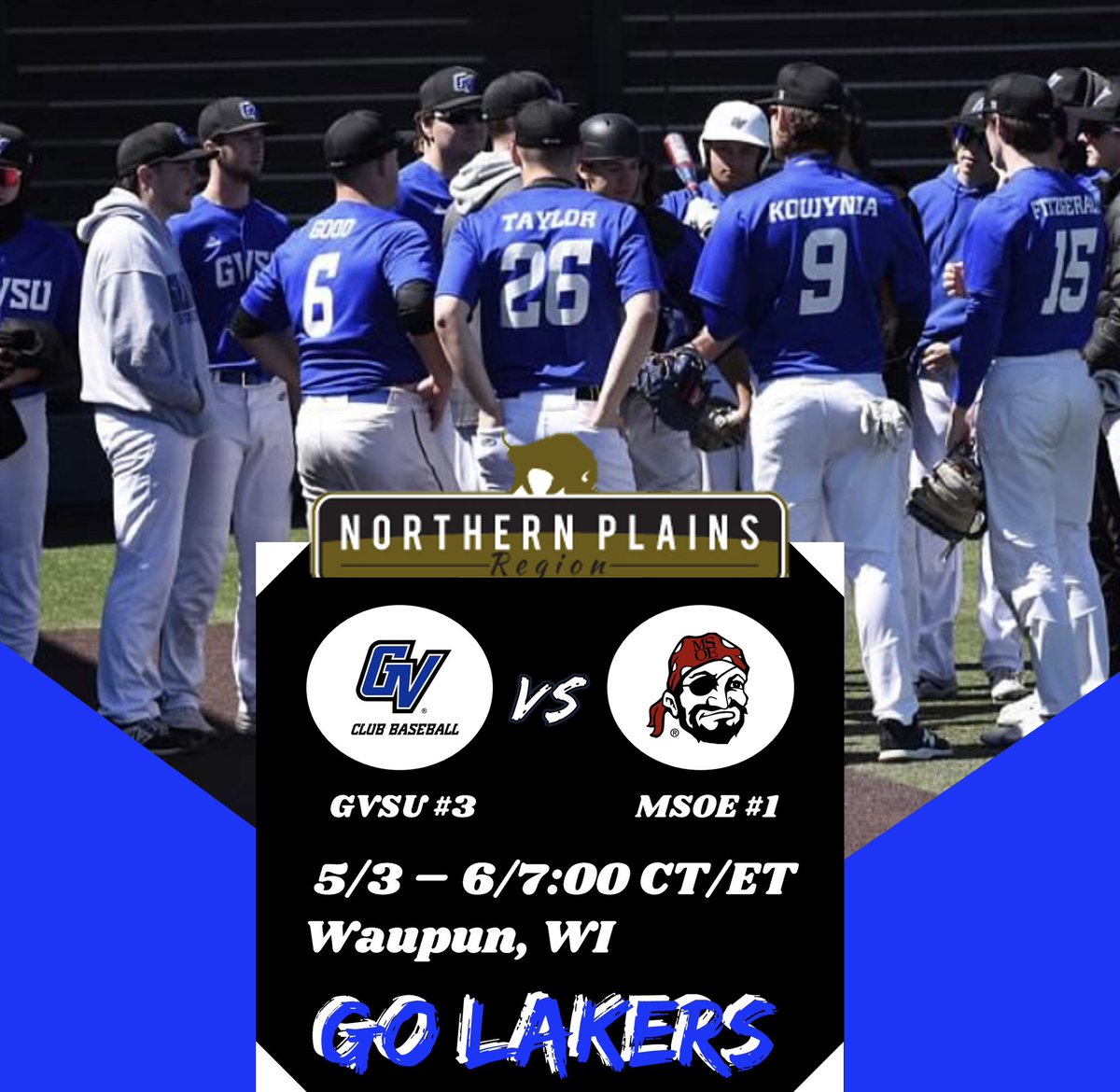 Grand Valley takes on Milwaukee School of Engineering today in Game 1 of the Northern Plains Regional Playoffs
⚓️⬆️