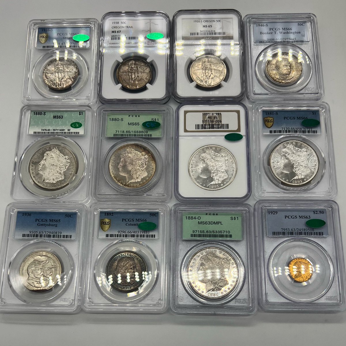 You may not know but we do numismatic items as well! New batches landing every week. Do you collect numismatic coins  or just stack metals ? #numismatics #bullion