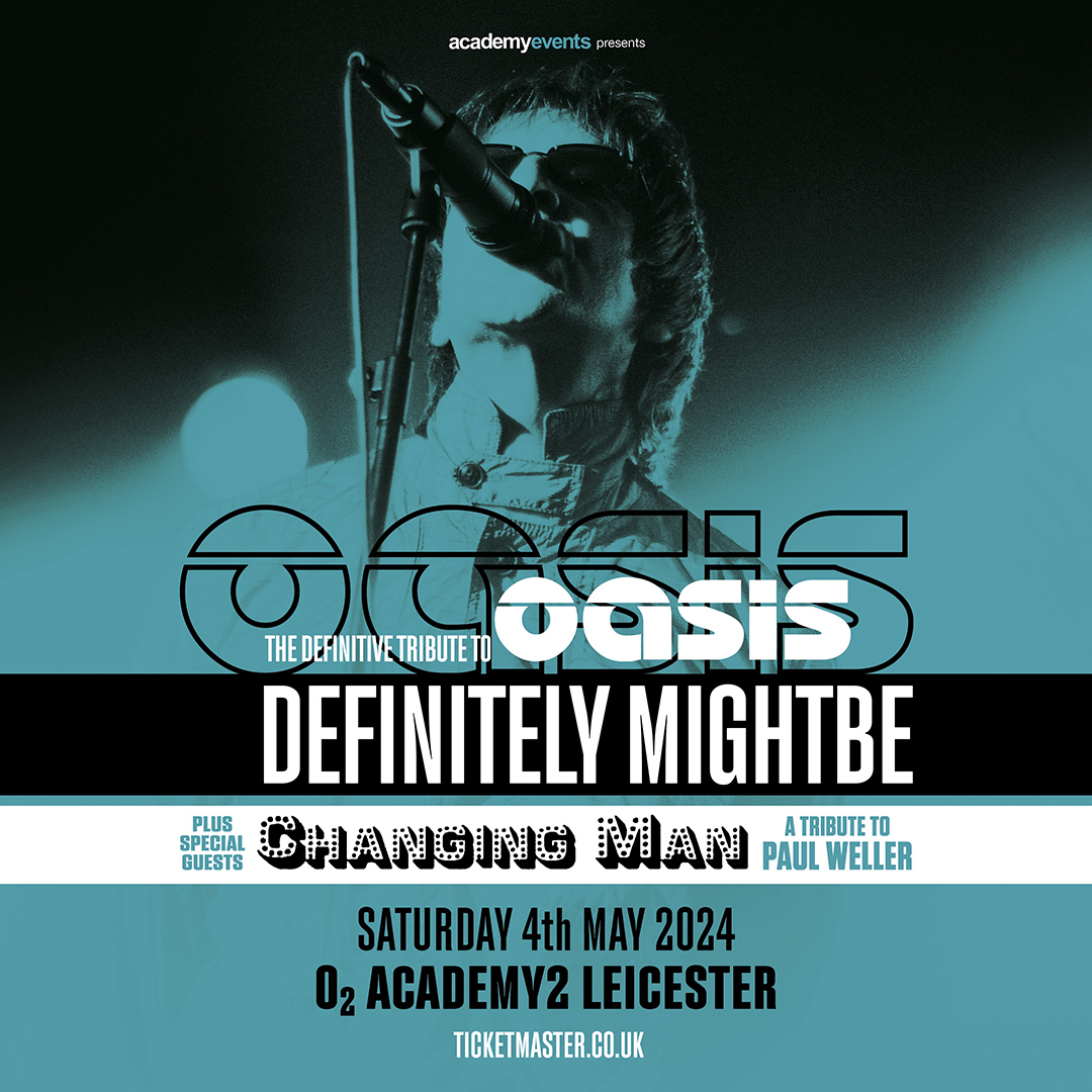 The definitive tribute to Oasis, @defmb_oasis are here tonight 🎤 Support from Changing Man (A Tribute to Paul Weller) Doors at 7pm. Our usual security measures are in place - no bags bigger than A4 - please check our pinned tweet for details 🙏