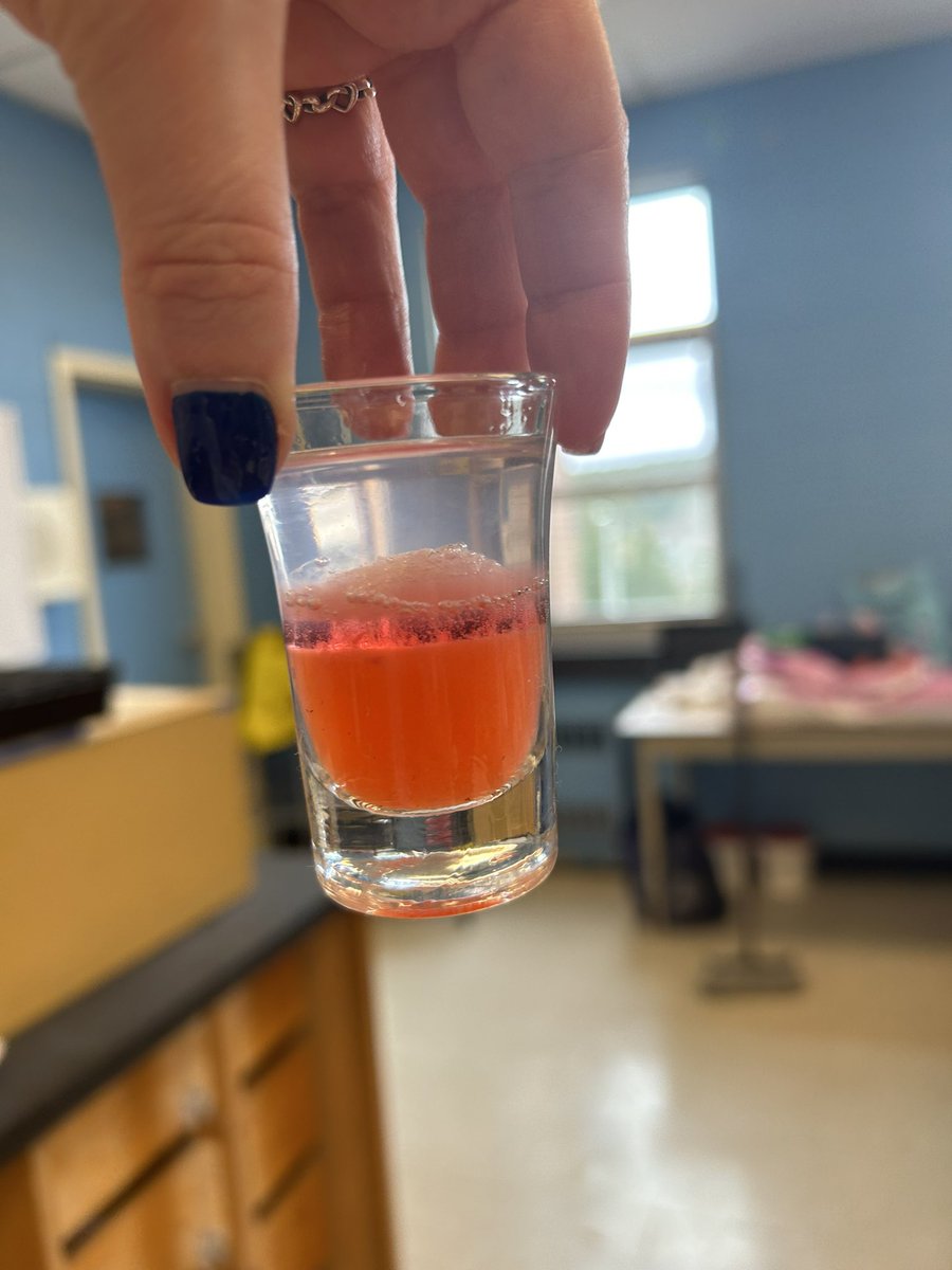 Extracting DNA from the strawberry and the Banana in B3201 @mchs_nl