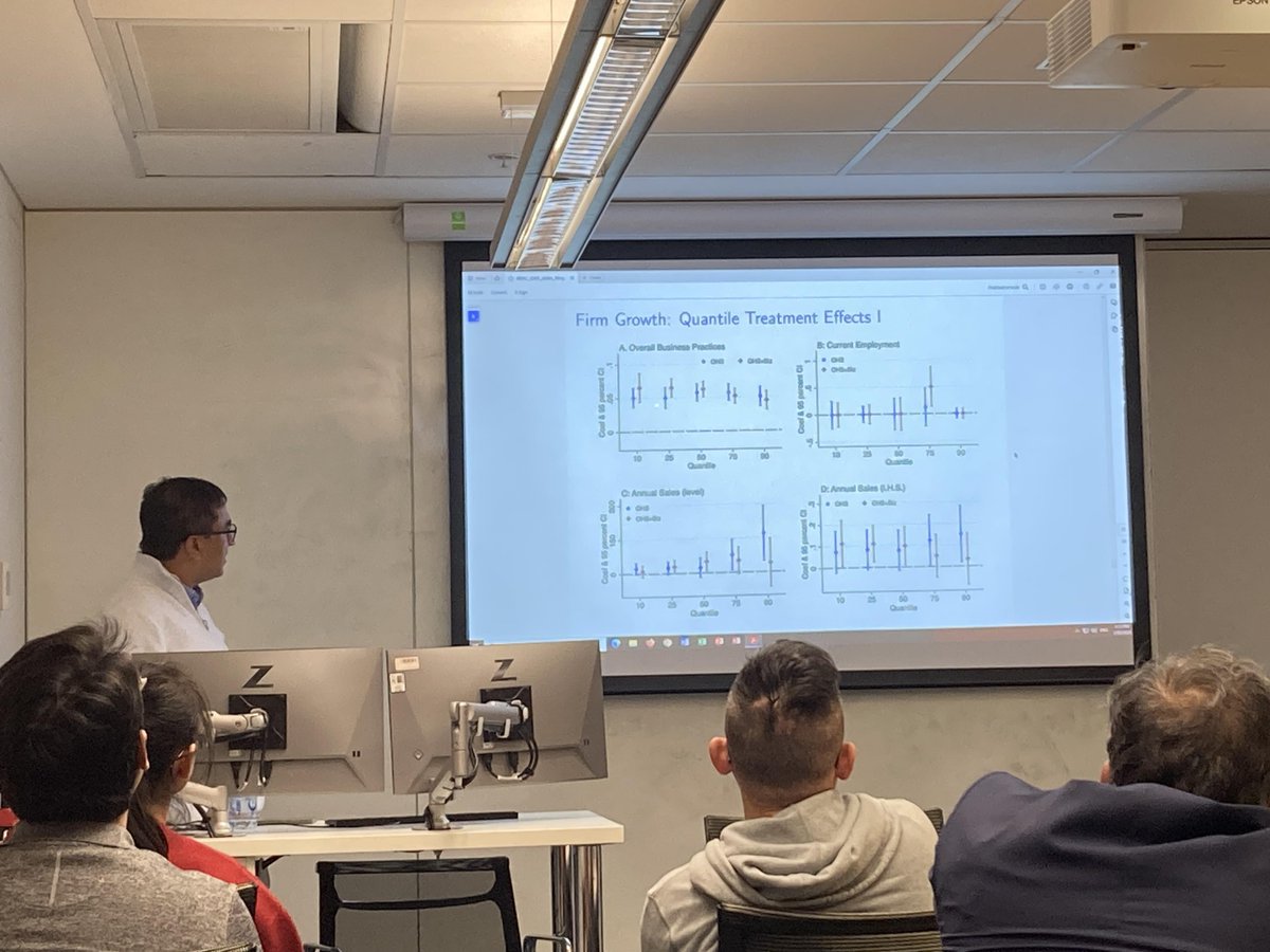 Glad to be back in school of Econ and public policy, U of Adelaide. Gave a talk on improving workplace health and safety in informal sector of SMEs in developing countries, based on the results using a large scale RCTs @BRACworld, and @BIGD_bracu