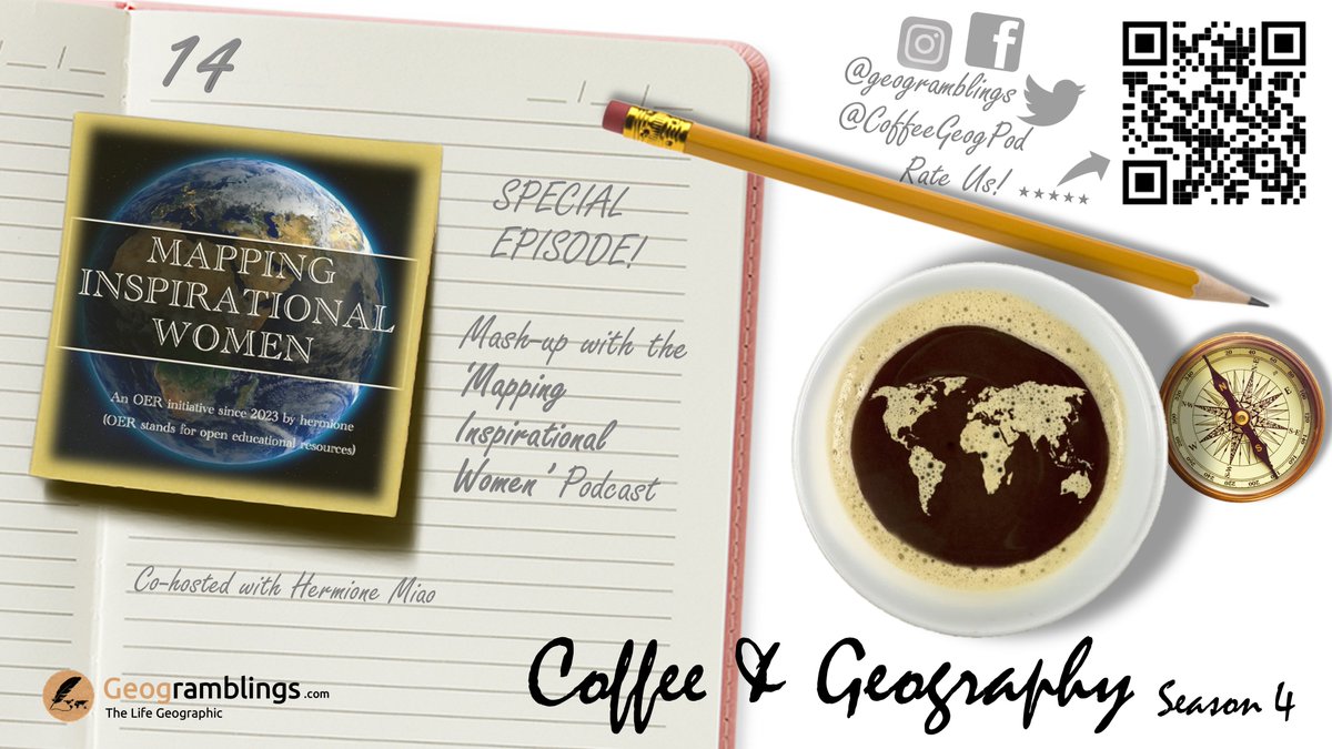 Coffee & Geography (@coffeegeogpod) on Twitter photo 🆕☕️🌍🎙️Kit Marie is joined by <a href="/hermionemiao/">hermione (she/they)</a>, for a special mash-up between <a href="/CoffeeGeogPod/">Coffee & Geography</a> and 'Mapping Inspirational Women' @GeogEdu4!
You can *watch* this discussion between Hermione and Kit Marie over on YouTube! youtube.com/watch?v=xm9xVN… or head over to soundcloud.com/geogramblings/… 🆕☕️🌍🎙️Kit Marie is joined by <a href="/hermionemiao/">hermione (she/they)</a>, for a special mash-up between <a href="/CoffeeGeogPod/">Coffee & Geography</a> and 'Mapping Inspirational Women' @GeogEdu4!
You can *watch* this discussion between Hermione and Kit Marie over on YouTube! youtube.com/watch?v=xm9xVN… or head over to soundcloud.com/geogramblings/…