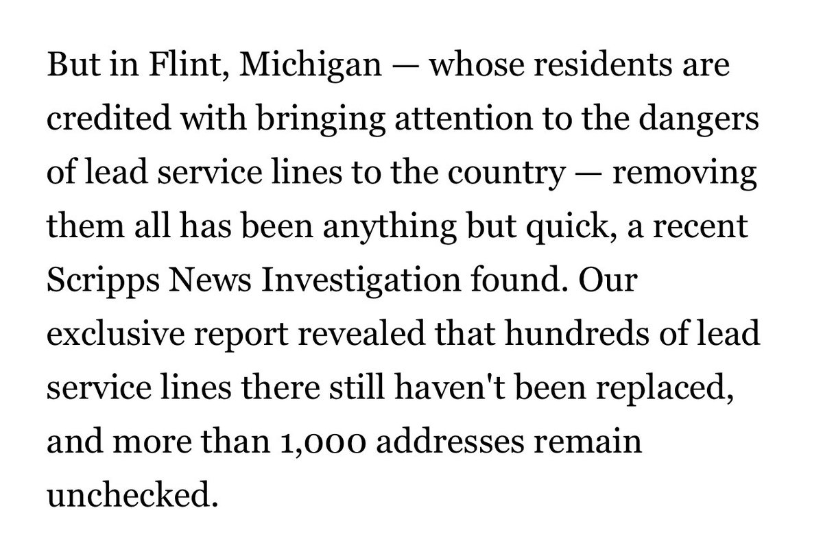 Since Flint's water crisis was first exposed, a few cities have managed to start and finish their service line replacement projects. Meanwhile, Flint residents are still waiting. #WaterThePlanet #FlintWaterCrisis