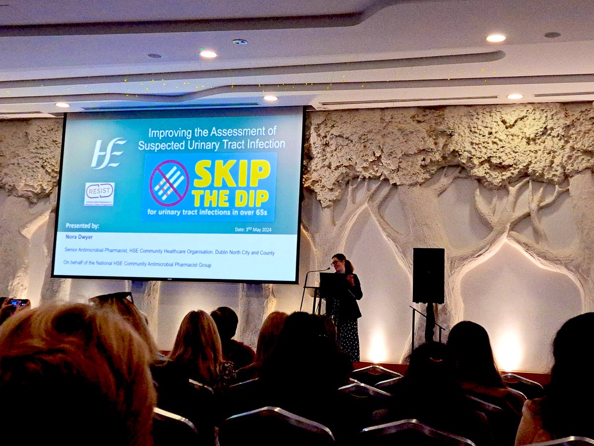 Delighted to present at the IPC Ireland conference on behalf of the community Antimicrobial Pharmacist Group #ipcireland