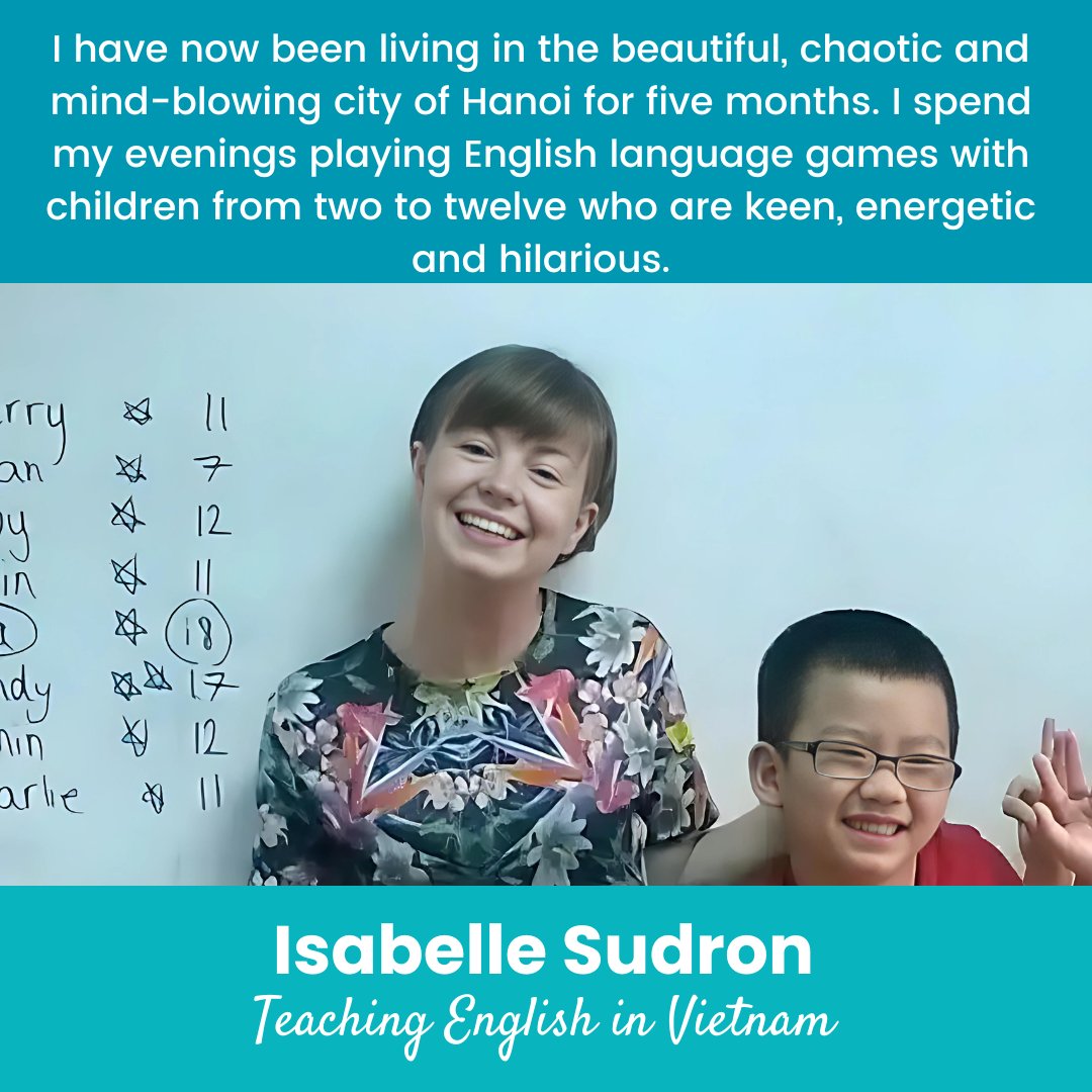 Meet Isabelle Sudron 👋⁠
⁠
Read their full story on our Alumni page:  ⁠
l8r.it/H4SW
⁠
#theteflacademy #tefl #teflcourse #teachenglish #englishteacher #teachonline #teachenglishonline #teflteacher #esl #eslteacher #tesol #teflacademy #onlineteacher