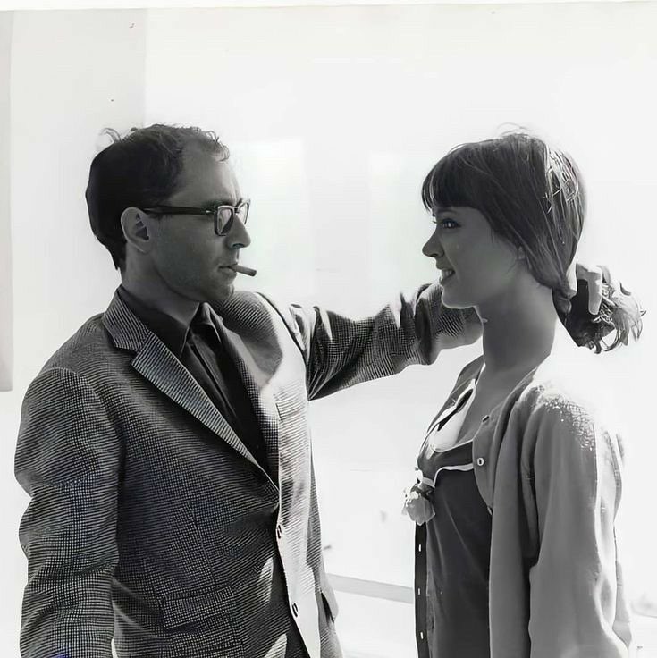 Jean-Luc Godard & Anna Karina Pierrot le fou 1965