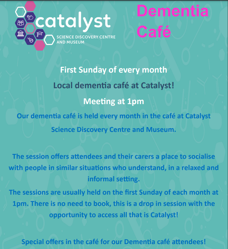 Local Dementia Cafe at Catalyst.