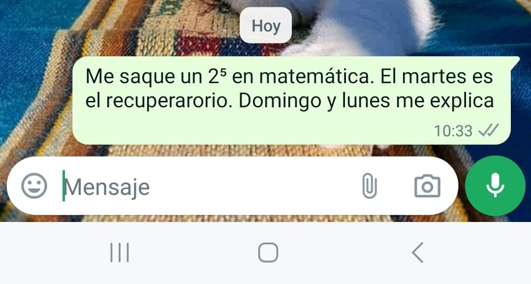 Llegue a la decadencia de pedirle ayuda a mi papá