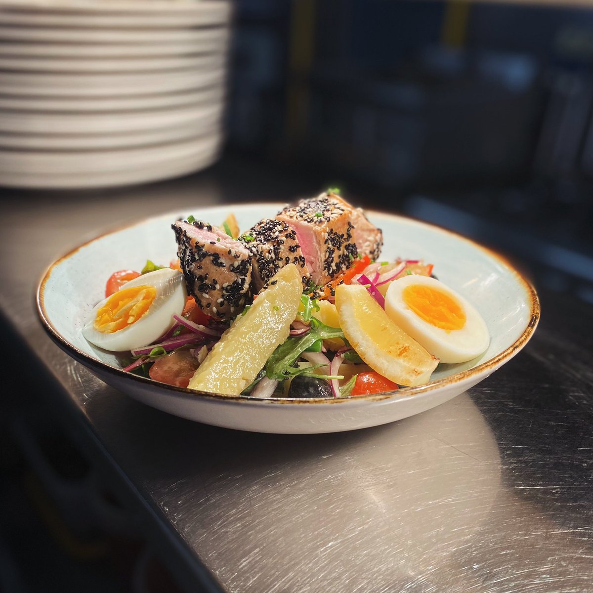 Sesame Crusted Tuna &amp; Nicoise Salad 

Weekend Special &amp; Open late night