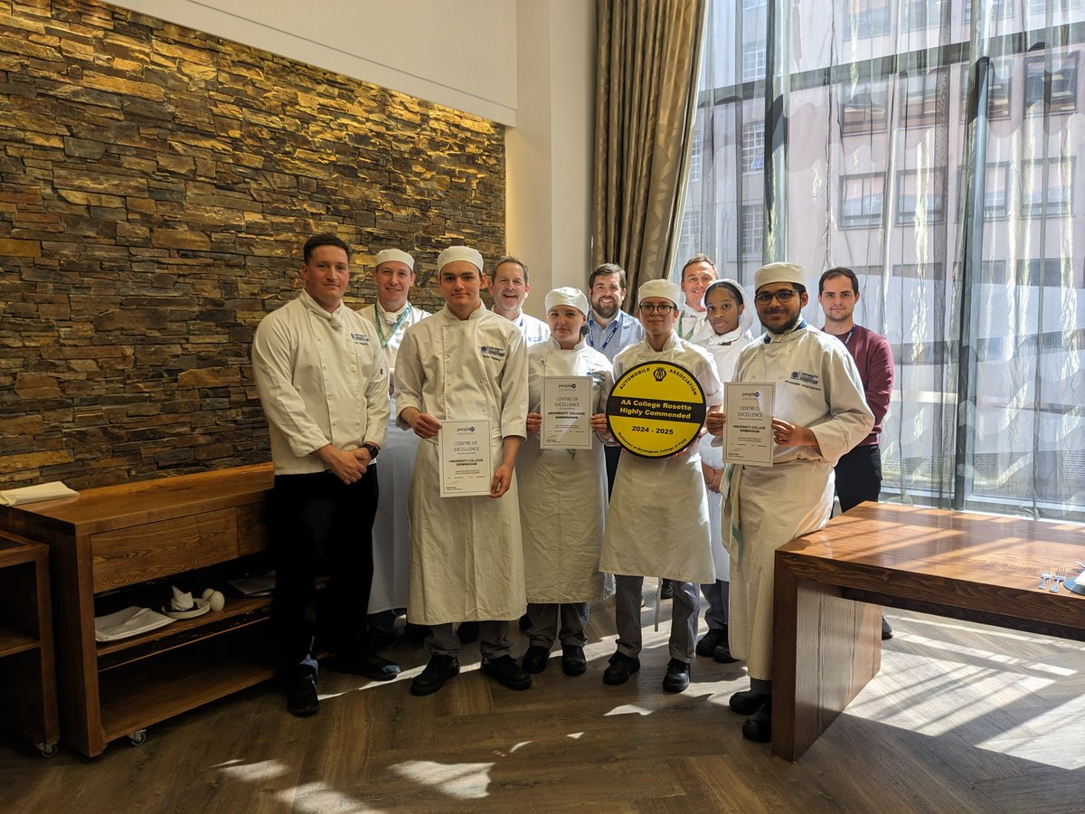 Gold! Our Restaurant has retained: 🥇Gold Accreditation - hospitality & catering 🌹AA Highly Commended College Rosette Centre of Excellence for: 🍴 Food & Beverage Service 🍮 Patisserie & Confectionery 🐟 Fish & Shellfish 🍖 Butchery & Game 🍞 & for the first time: Bakery