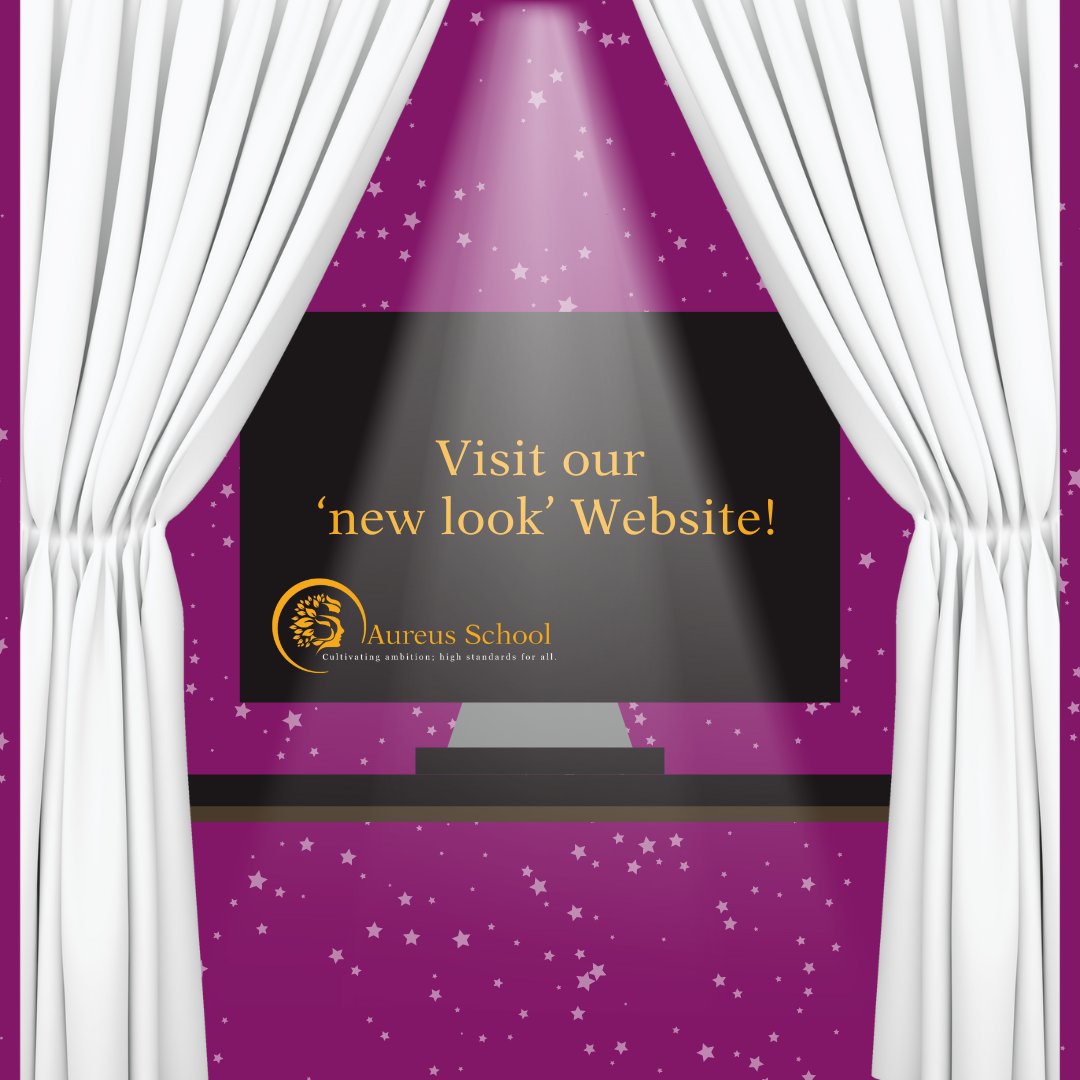 Our new improved website has now been launched! aureusschool.org