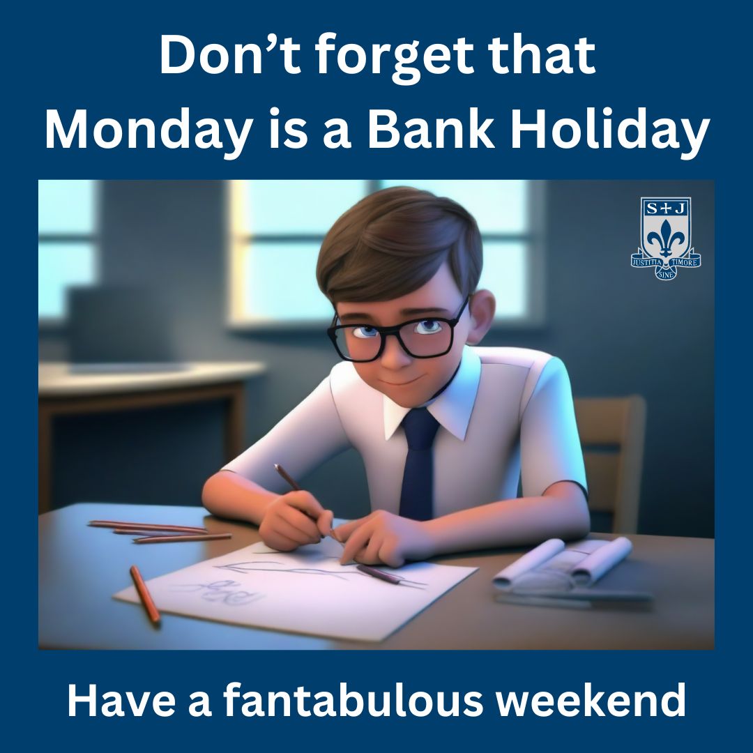 Reminder that Monday is a Bank Holiday and therefore school will be closed. We look forward to seeing all staff and pupils again on Tuesday 7th May.