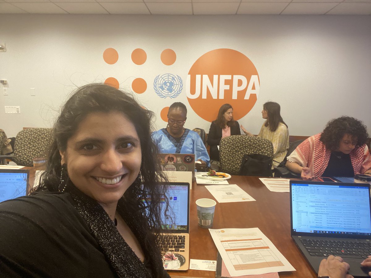 Our Executive Director, @PavitaSinghMPH, is at @UNFPA today for a roundtable on “Countering the Pushback on #BodilyAutonomy and #SRHR in the context of #ICPD30: Strengthening #Girls, #Women, and #Feminist Networks.”